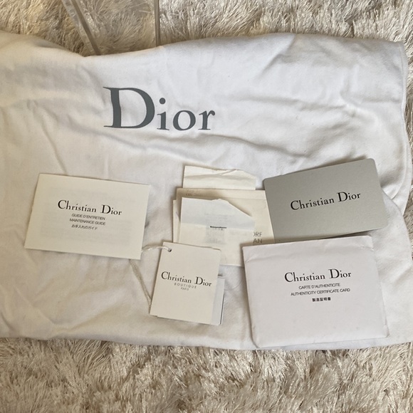 🐍 Lady Dior mini blue/purple exotic python bag - Picture 14 of 15